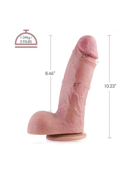 Hismith Dual Density Ultra Realistic Dildo With Veins