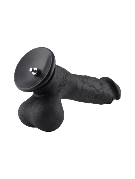 Hismith Black Super Huge Silicone Dildo With Balls For Hismith